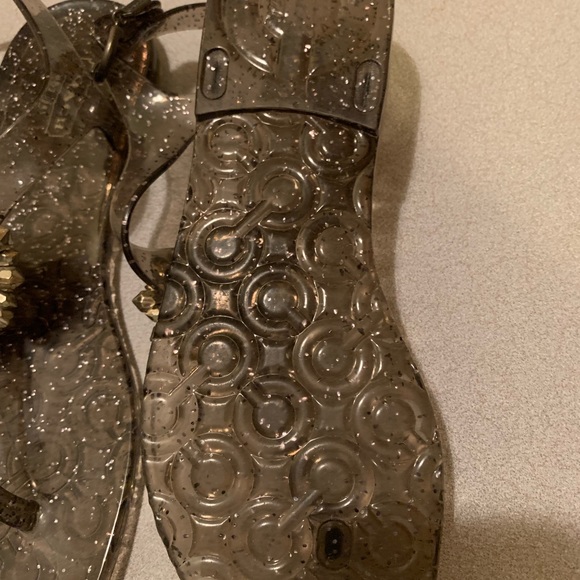 Coach Jelly Sandals sz 8 - Picture 3 of 3